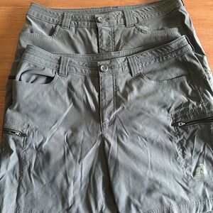 Eddie Bauer First Ascent cargo shorts, bundle of two